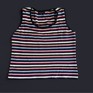 Women’s Vintage Multicolor Sleevless Sweater Tank